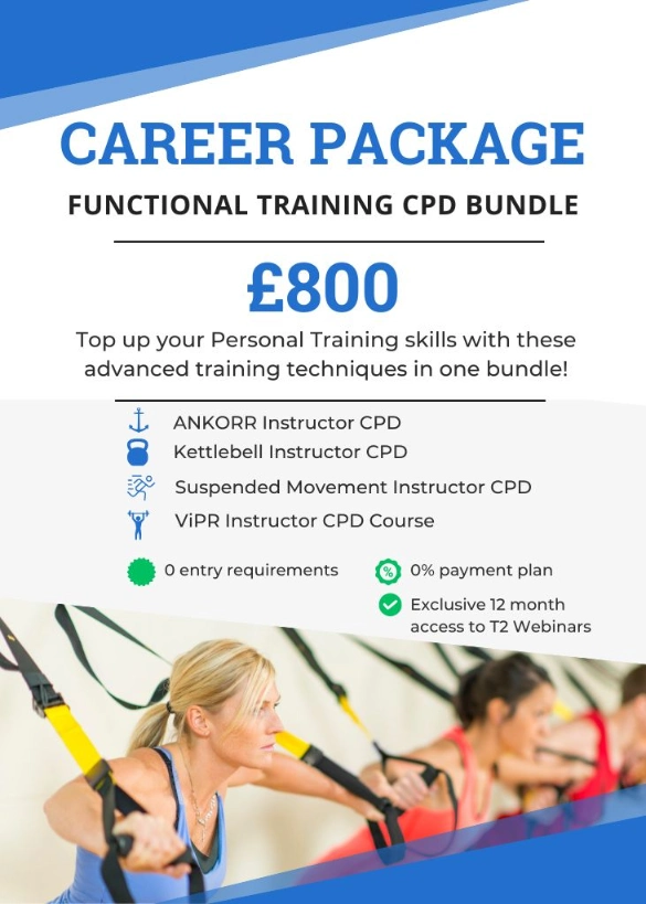 Functional Training CPD Bundle career package by T2 Fitness Education