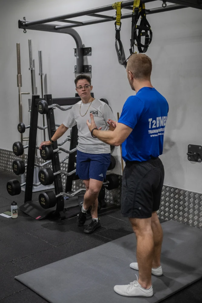 Stu Gatherum, Founder of T2 delivering the Fitness Education at T2 Fitness